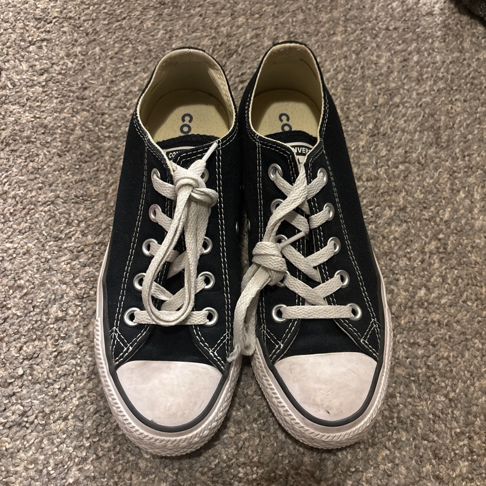 Converse Kids Black and White Sneakers